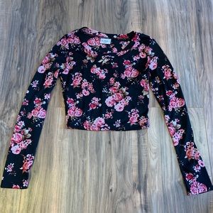 Pa sun LA Hearts Crop Top Sheer Size Small